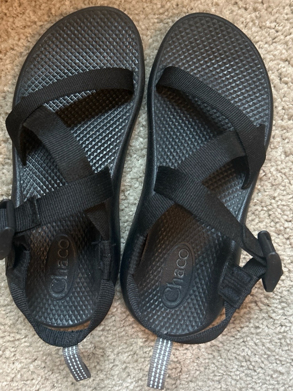 Chaco Black Strapped Outdoor Sandals